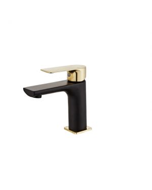 NO596100PD – Monocomando lavatório alto preto/dourado